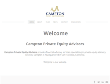 Tablet Screenshot of camptonpe.com